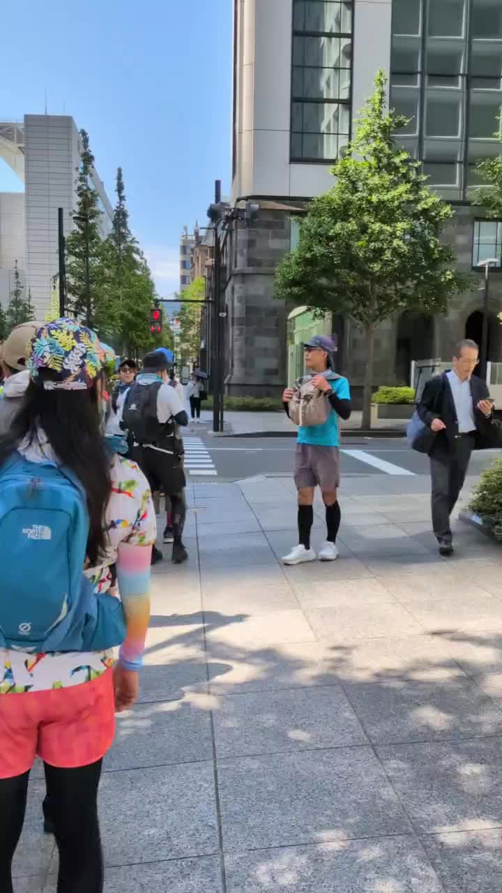 イベント時、信号待ちでレクチャーしてます。