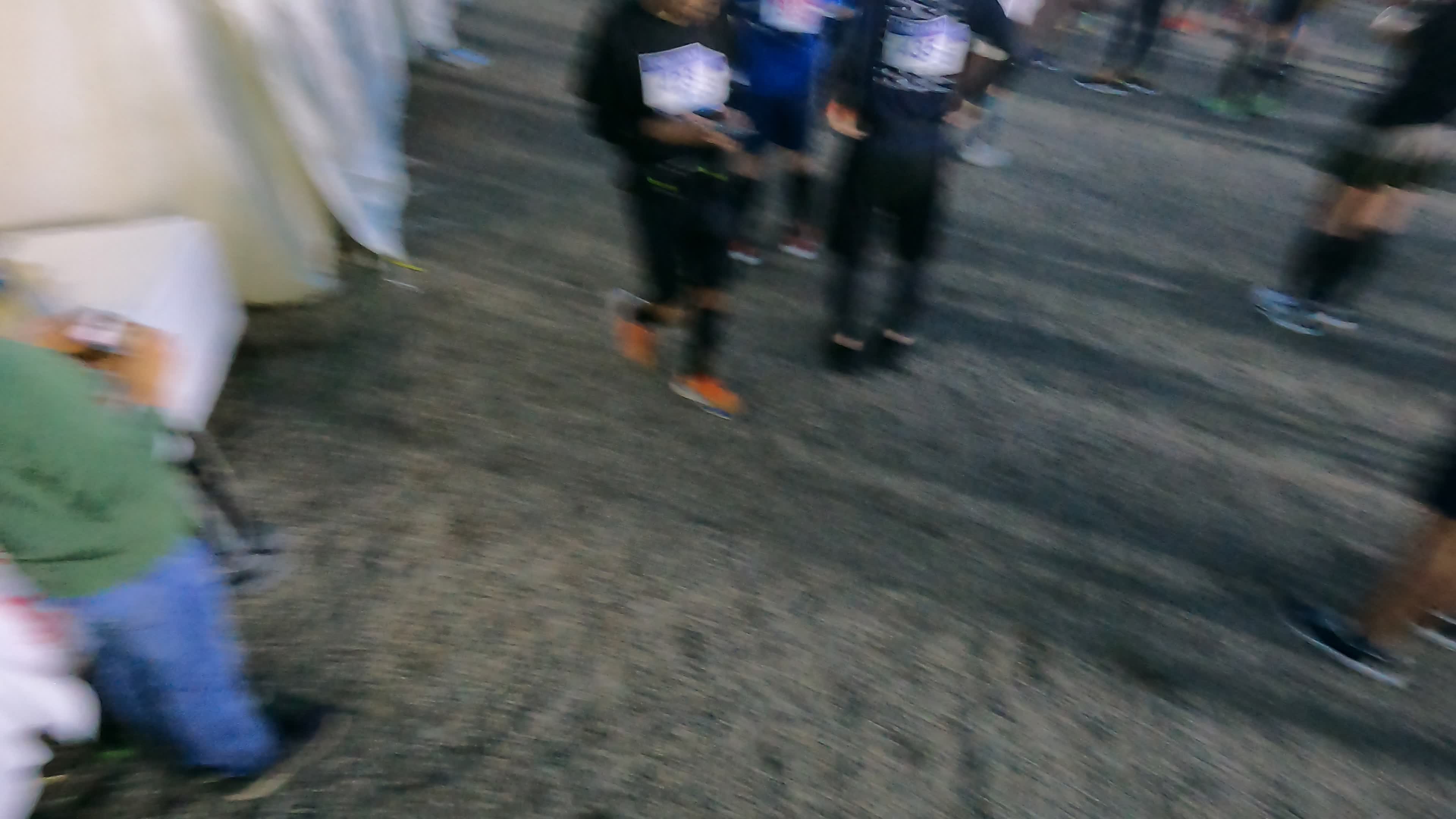 ウルトラマラソン　スタート前