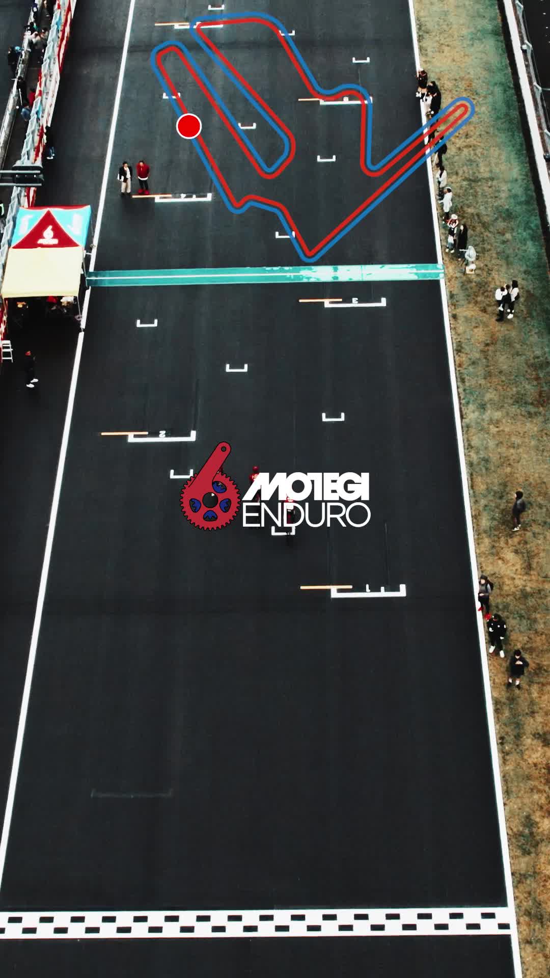 もてぎエンデューロ コース紹介ドローン映像